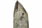 Smoky Quartz Crystal on Metal Stand - Brazil #209553-4